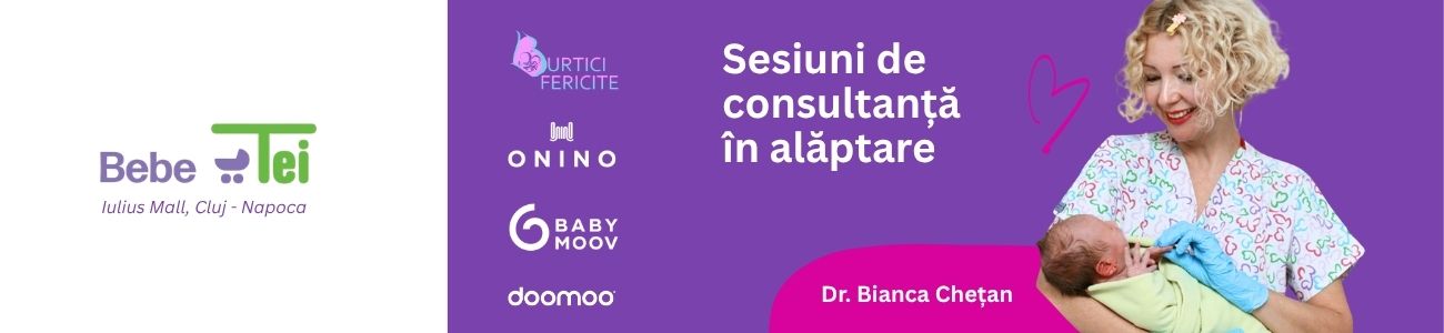 Sesiune de consultanta in alaptare Bebe Tei Cluj Iulius Mall